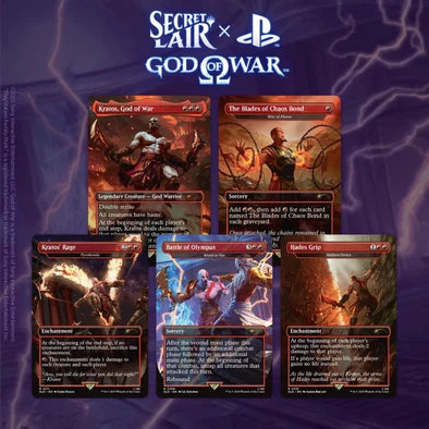 Secret Lair Drop Series - Secret Lair x Playstation: God of War: Greek (Non-Foil Edition)