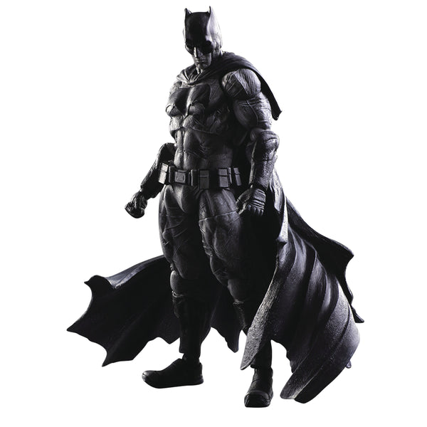 Sdcc 2016 Bvs Doj Play Arts Kai Batman Black & White Ver Action Figure