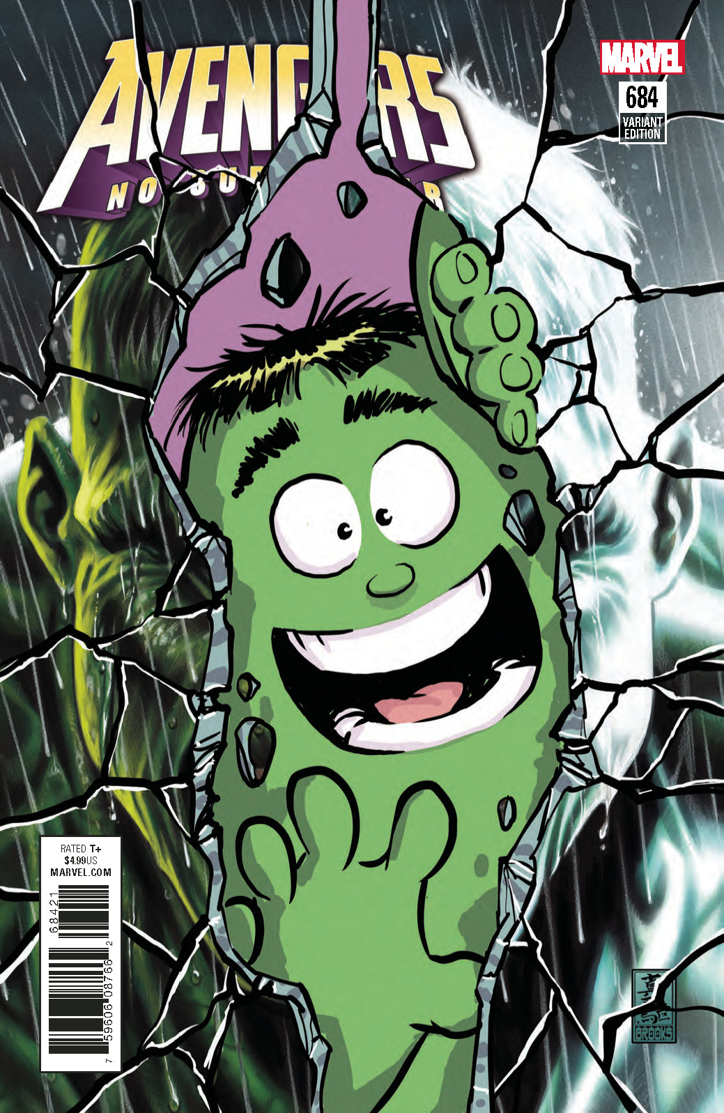 Avengers #684 Young Variant Leg