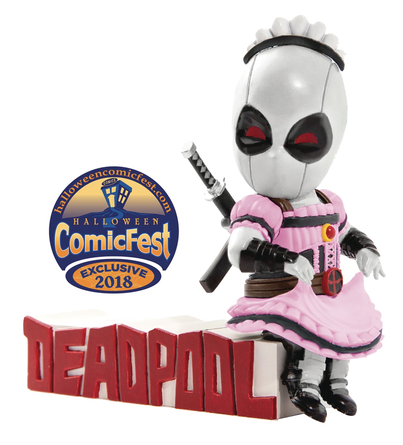 Marvel Deadpool Mini Egg Attack Series: Maid Outfit X-Force (Halloween ComicFest 2018 Exclusive) Figure