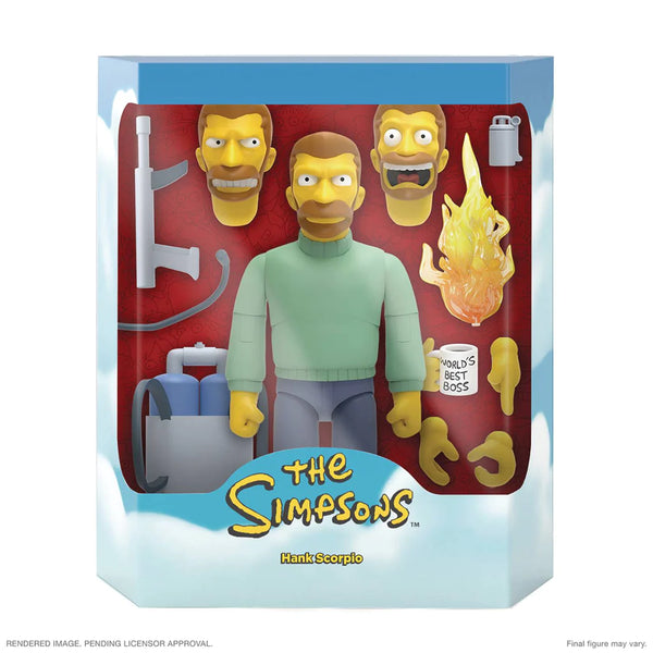Simpsons Ultimates W2 Hank Escorpio Figura de acción