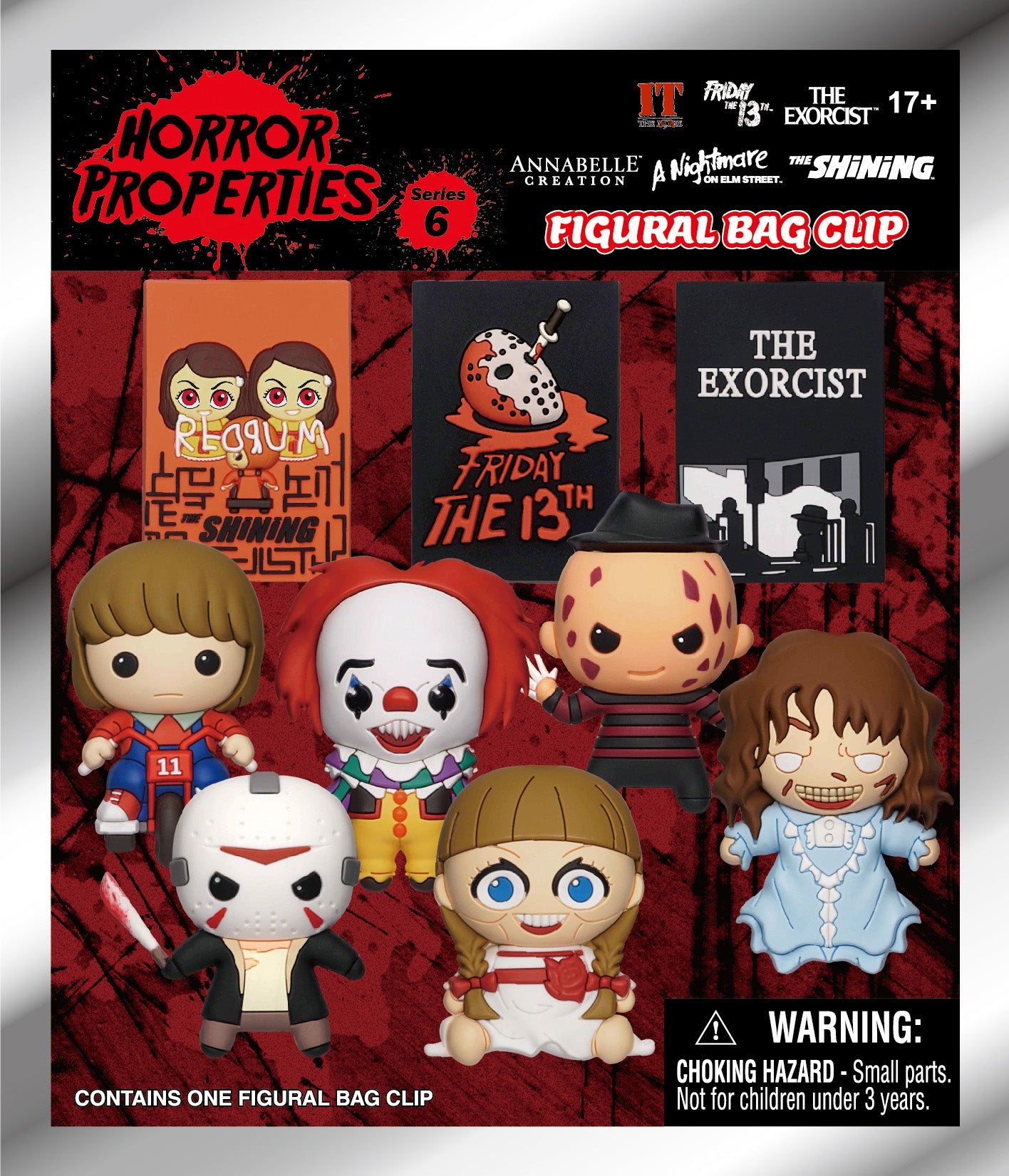 WB HORROR PROPERTIES SERIES 6 3D FOAM BAG CLIP