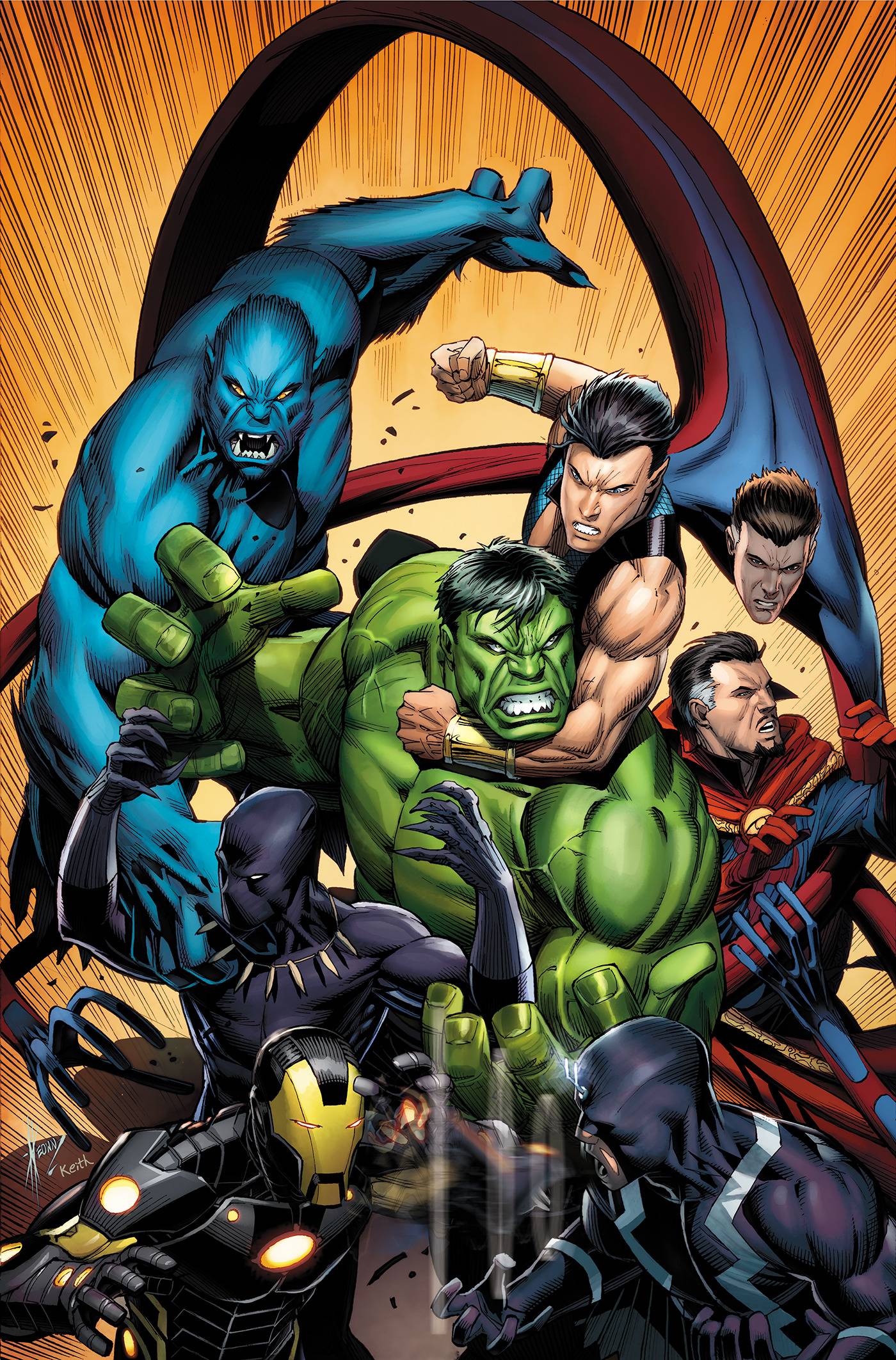 Avengers by Jonathan Hickman Omnibus Hardcover Volume 02 Dale Keown Cover Direct Market Variant