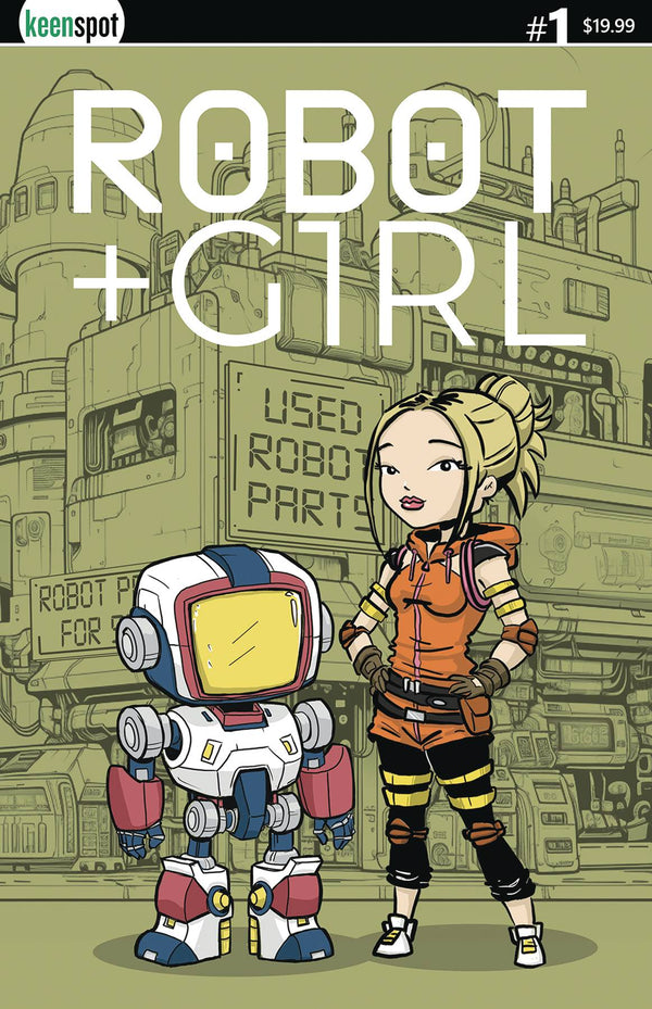 Robot + Girl #1 Cover D Mike White Holofoil