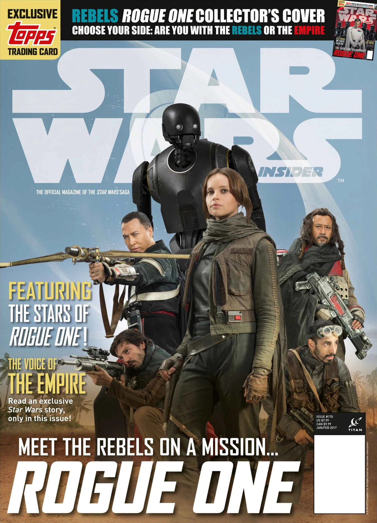 Star Wars Insider #170 Newsstand A Edition