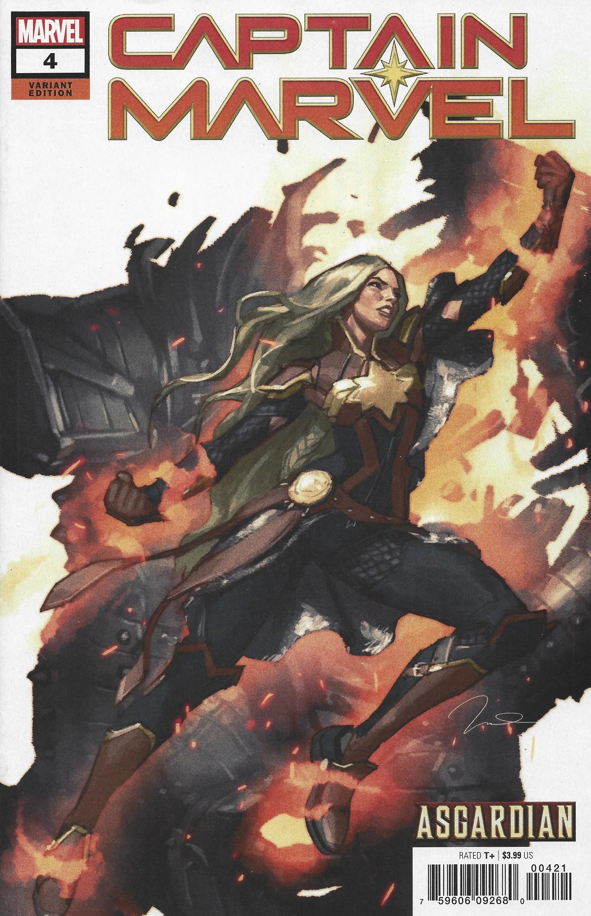 Captain Marvel #4 Cho Asgardian Variant