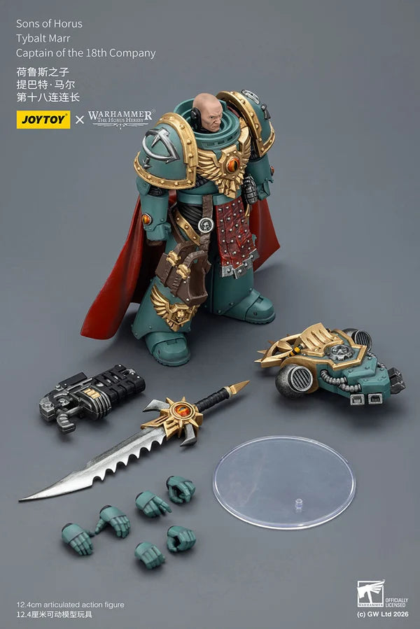Sons of Horus Tybalt Marr Captain of the 18th Company