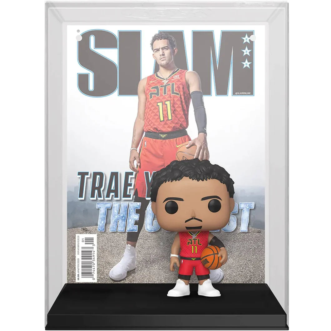 Pop! Magazine Covers: Slam NBA Atlanta Hawks Trae Young Vinyl Figure