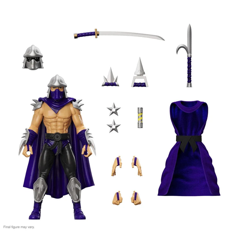 Teenage Mutant Ninja Turtles ULTIMATES! Wave 8 Shredder (Silver Armor)