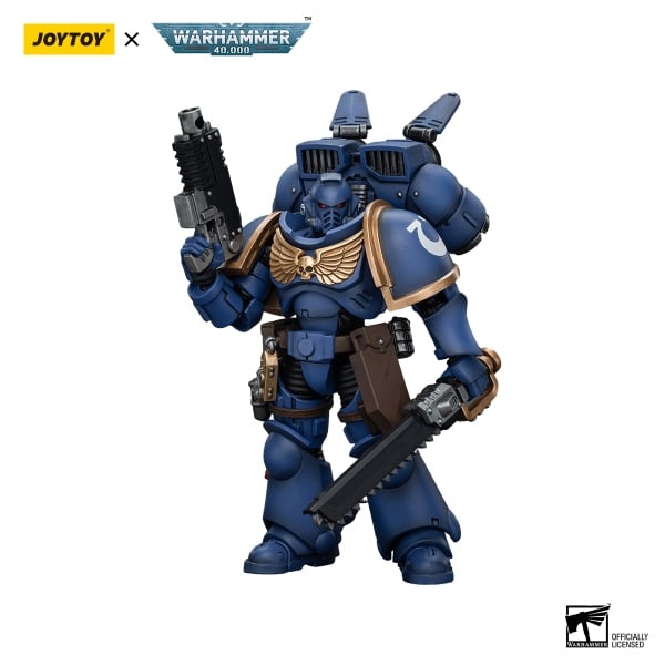 WARHAMMER 40K  -  JOYTOY  -  ULTRAMARINES JUMP PACK INTERCESSORS INTERCESSOR 2 FIGURE