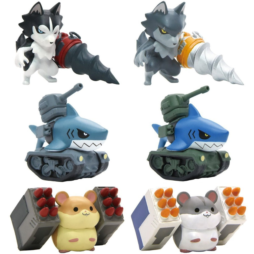 WEAPONS AND ANIMALS  -  BLIND BOX MINI FIGURE - KIDOUBUTSU SERIES 2