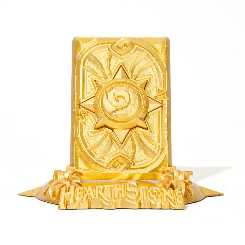 WORLD OF WARCRAFT  -  HEARTHSTONE  -  GOLDEN CELEBRATION CARD BACK REPLICA
