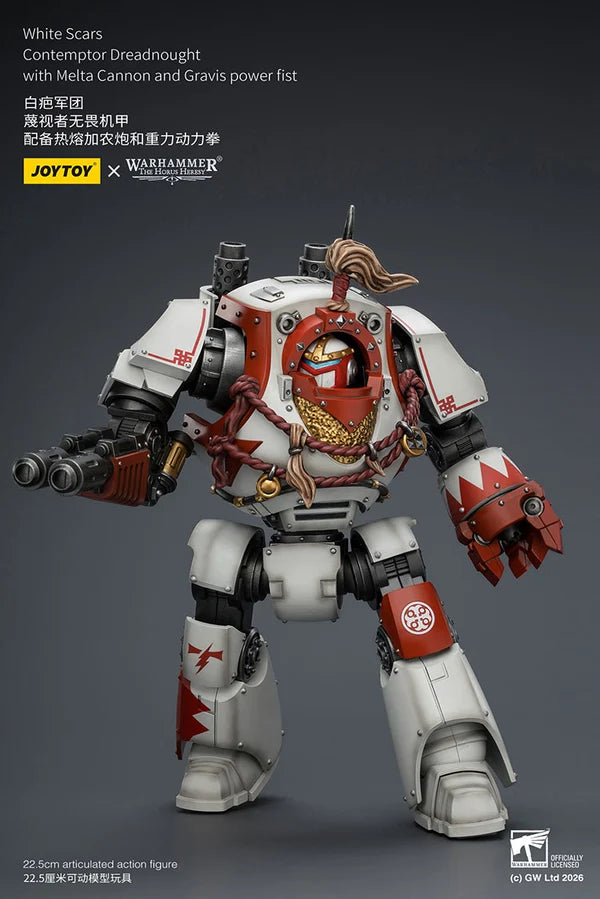 White Scars Contemptor Dreadnought with Melta Cannon and Gravis power fist