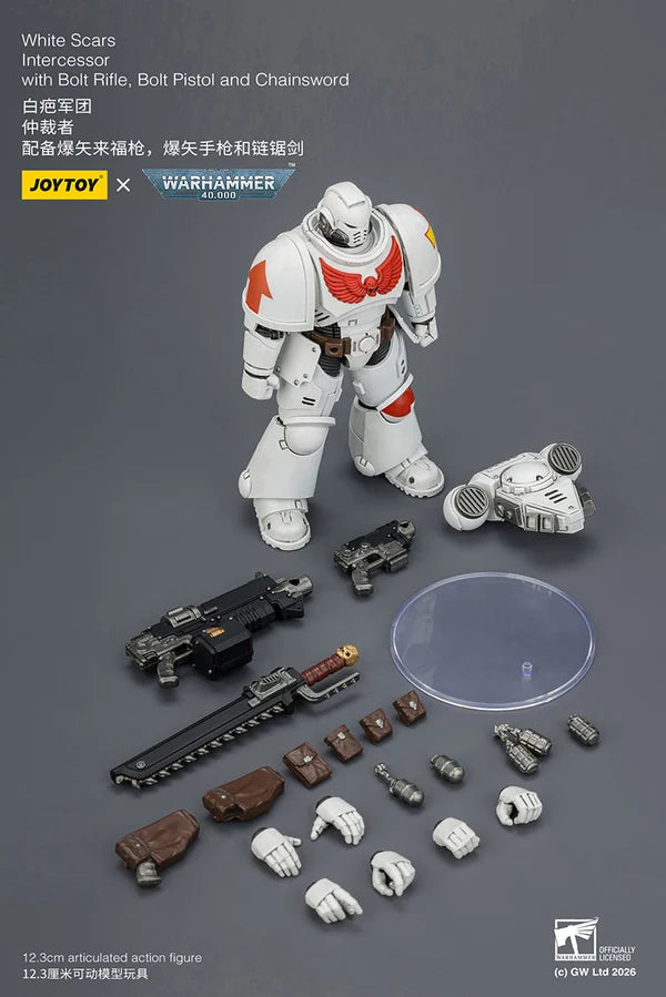 White Scars Intercessor with Bolt Rifle, Bolt Pistol and Chainsword