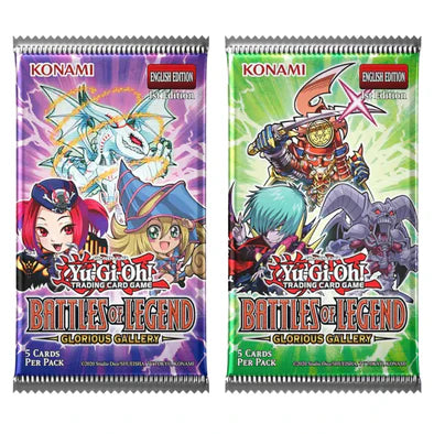Yugioh - Battles of Legend: Glorious Gallery Booster Pack - 1st Edition