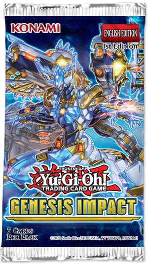 YUGIOH - GENESIS IMPACT - BOOSTER PACK - 1ST EDITION