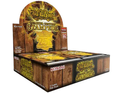 YUGIOH QUARTER CENTURY STAMPEDE BOOSTER BOX