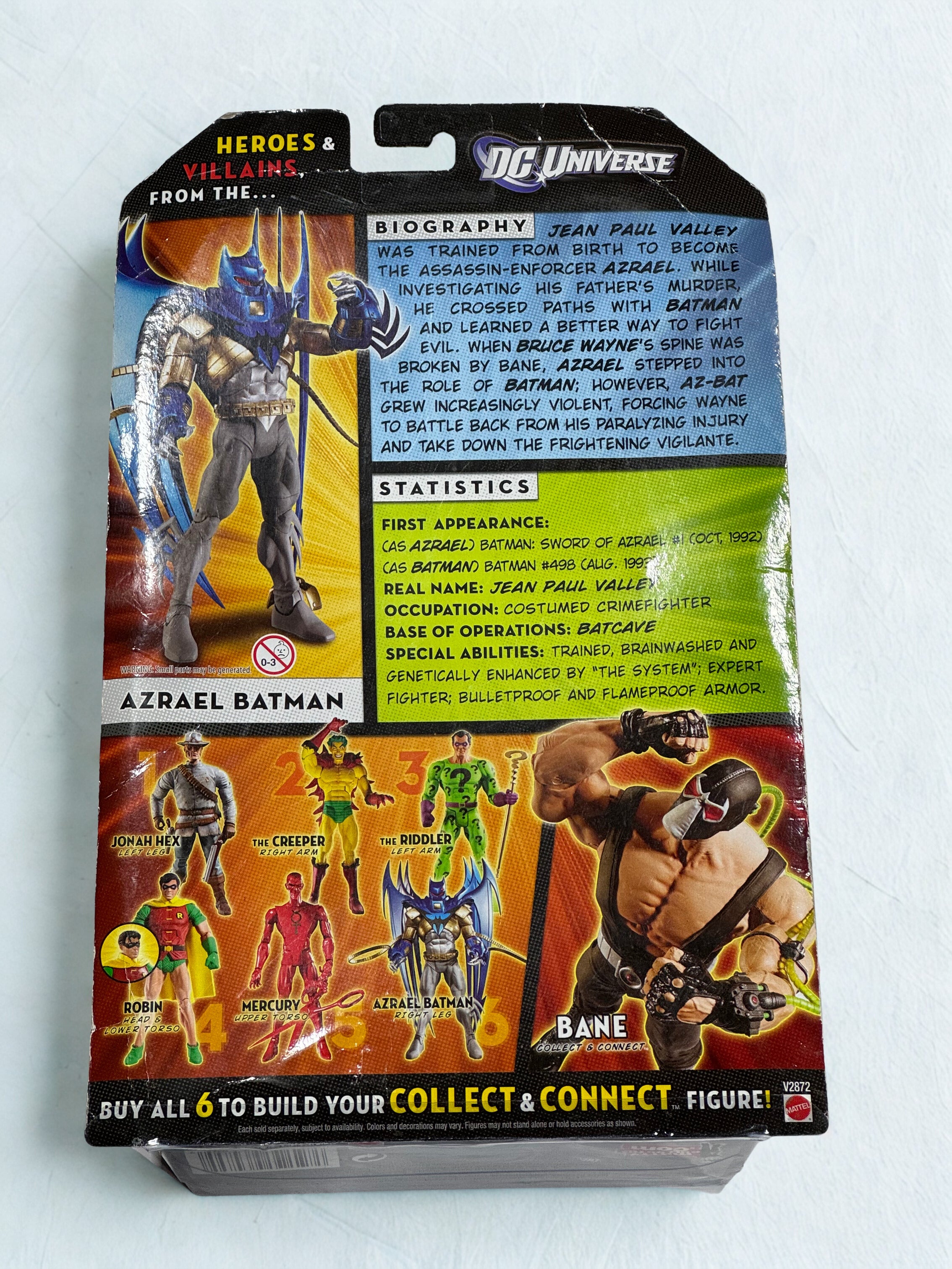 Mattel DC Universe Classics Azrael - Card Has Slight Wear
