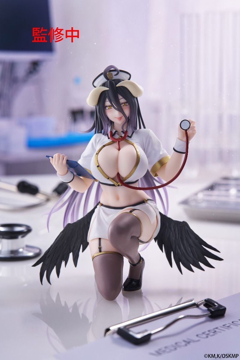 Albedo Nurse Ver. Desktop Cute Figure