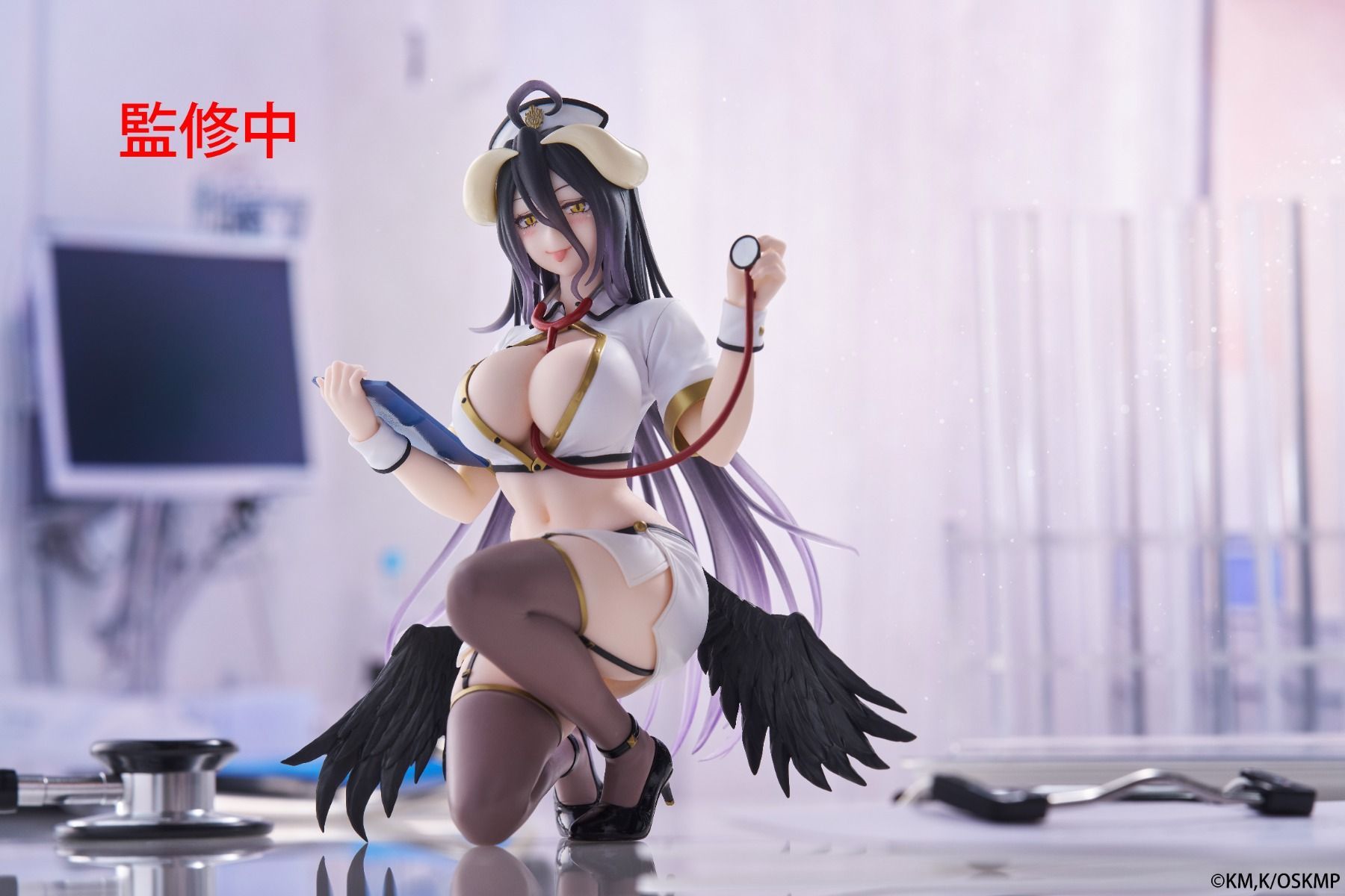 Albedo Nurse Ver. Desktop Cute Figure