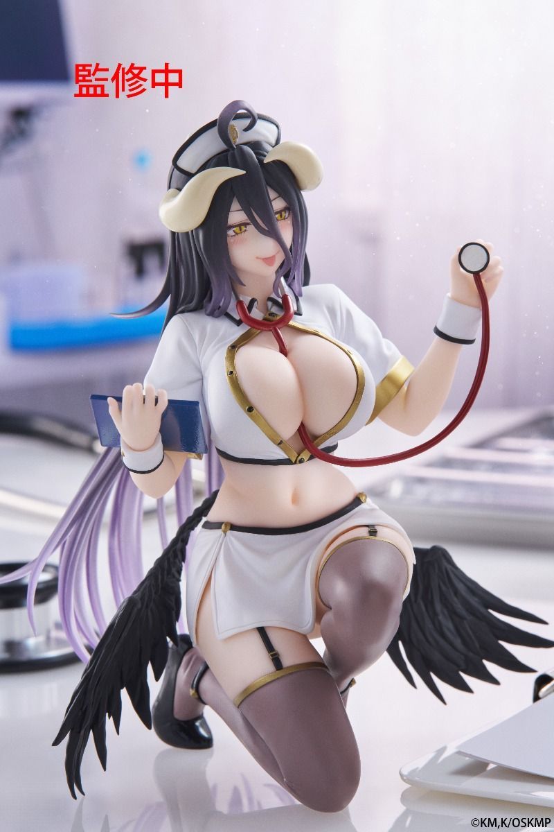 Albedo Nurse Ver. Desktop Cute Figure