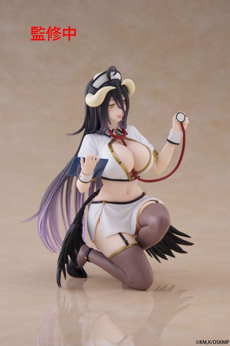 Albedo Nurse Ver. Desktop Cute Figure