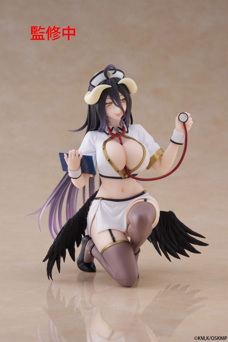Albedo Nurse Ver. Desktop Cute Figure