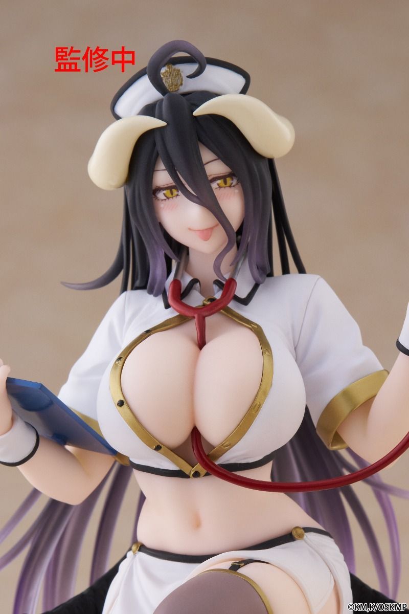 Albedo Nurse Ver. Desktop Cute Figure