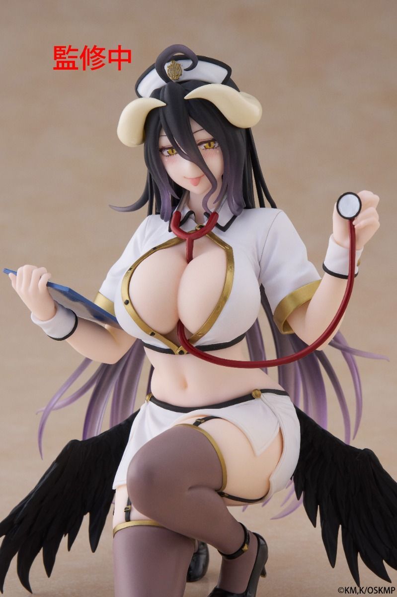 Albedo Nurse Ver. Desktop Cute Figure