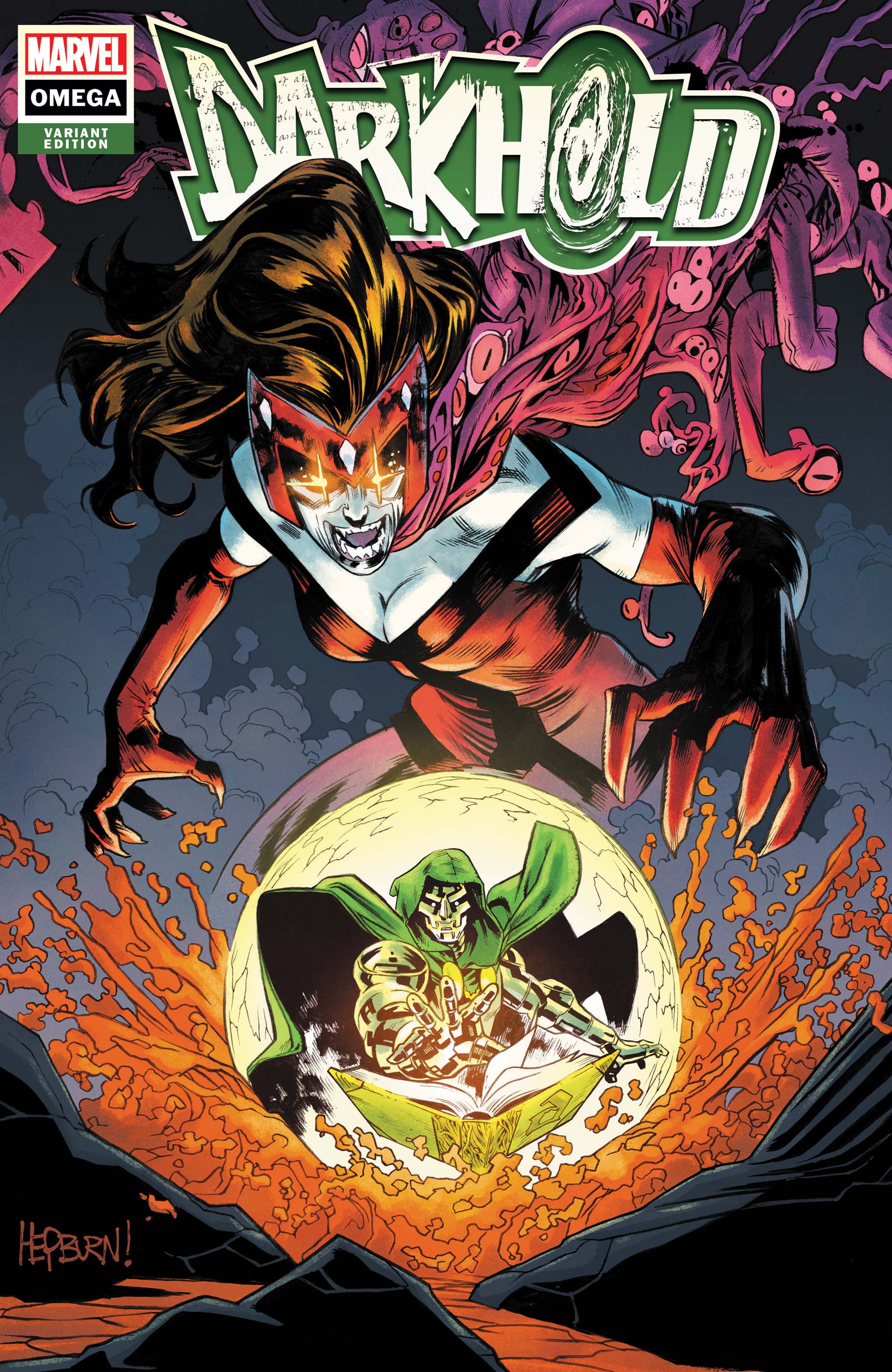 Darkhold Omega #1 Hepburn Variant