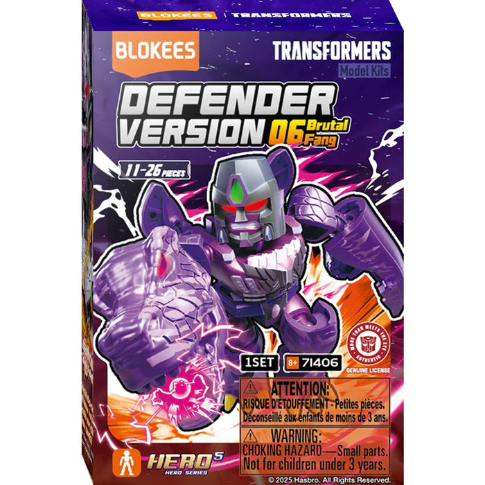 Blokees Transformers: Defender Version 06 Brutal Fang