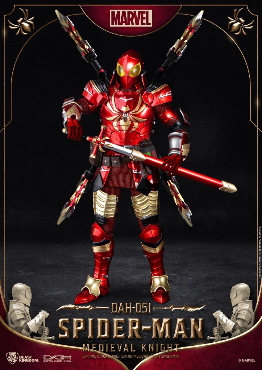 BEAST KINGDOM - MEDIEVAL KNIGHT SPIDER-MAN DAH-051