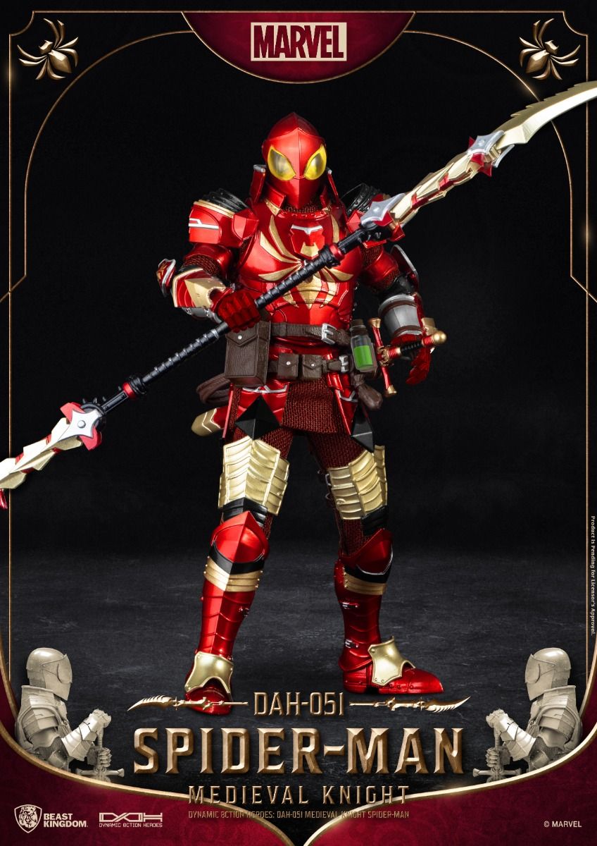 BEAST KINGDOM - MEDIEVAL KNIGHT SPIDER-MAN DAH-051