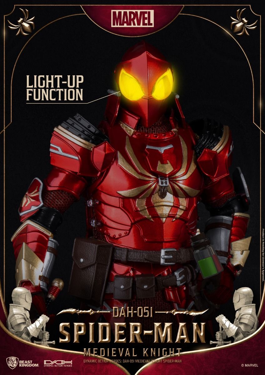 BEAST KINGDOM - MEDIEVAL KNIGHT SPIDER-MAN DAH-051