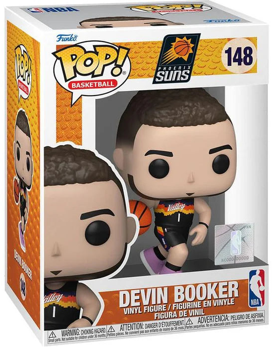 Pop! Basketball: NBA Phoenix Suns Devin Booker (City Edition 2021) Vinyl Figure