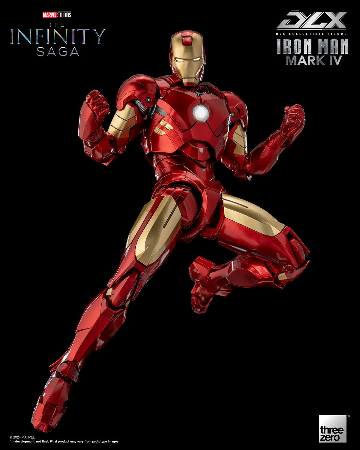 Marvel Infinity Saga Deluxe Iron Man Mk4 Action Figure