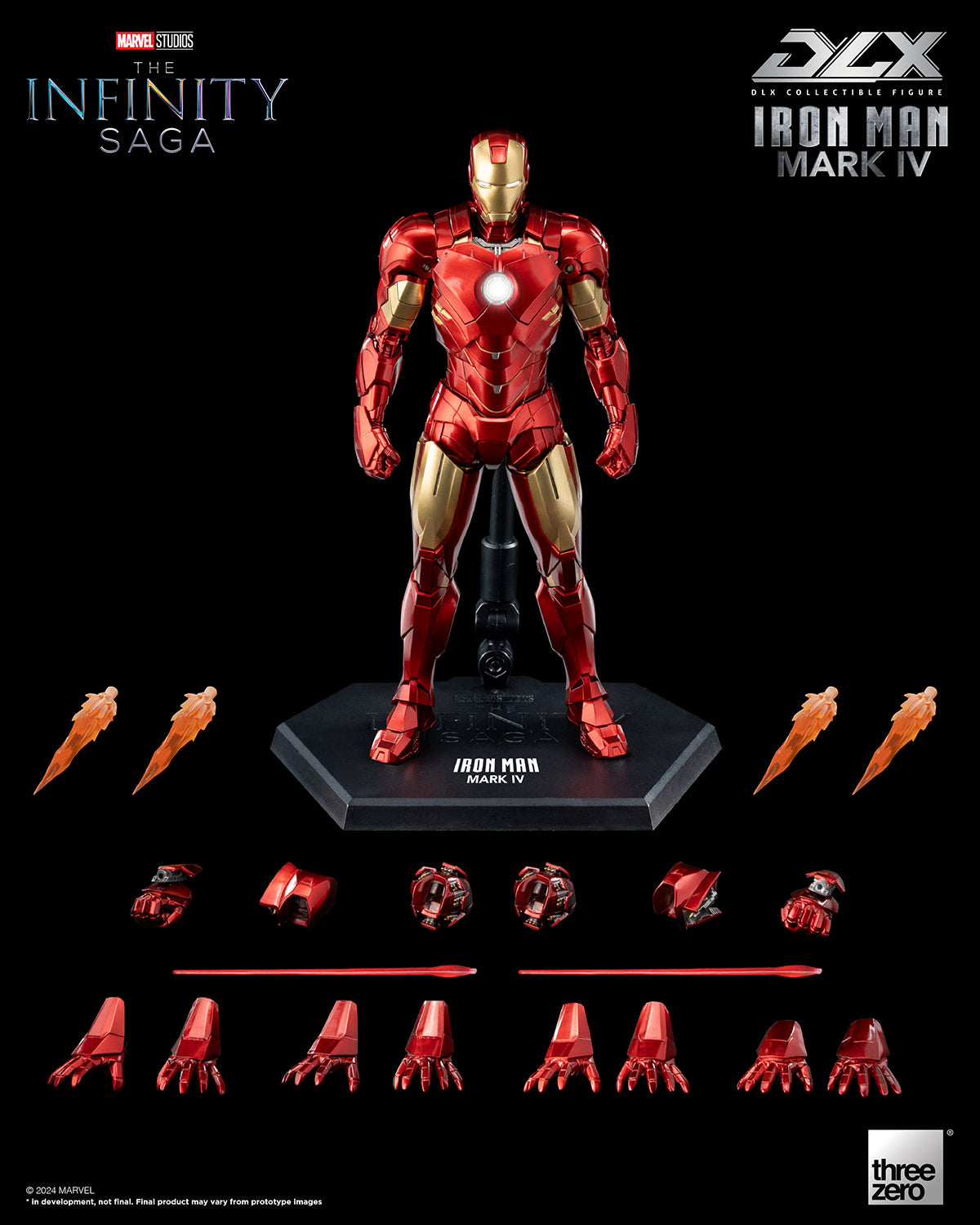 Marvel Infinity Saga Deluxe Iron Man Mk4 Action Figure