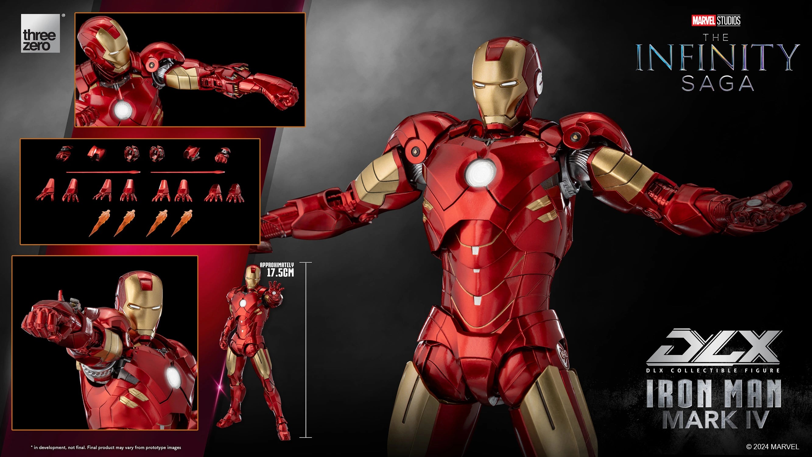Marvel Infinity Saga Deluxe Iron Man Mk4 Action Figure