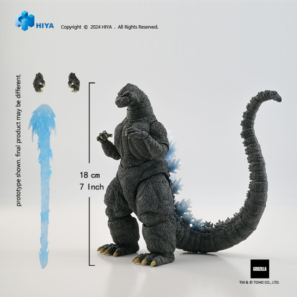 Godzilla vs Ghidorah -  Heat Ray Godzilla (1991) Hokkaido Ver. - HIYA TOYS
