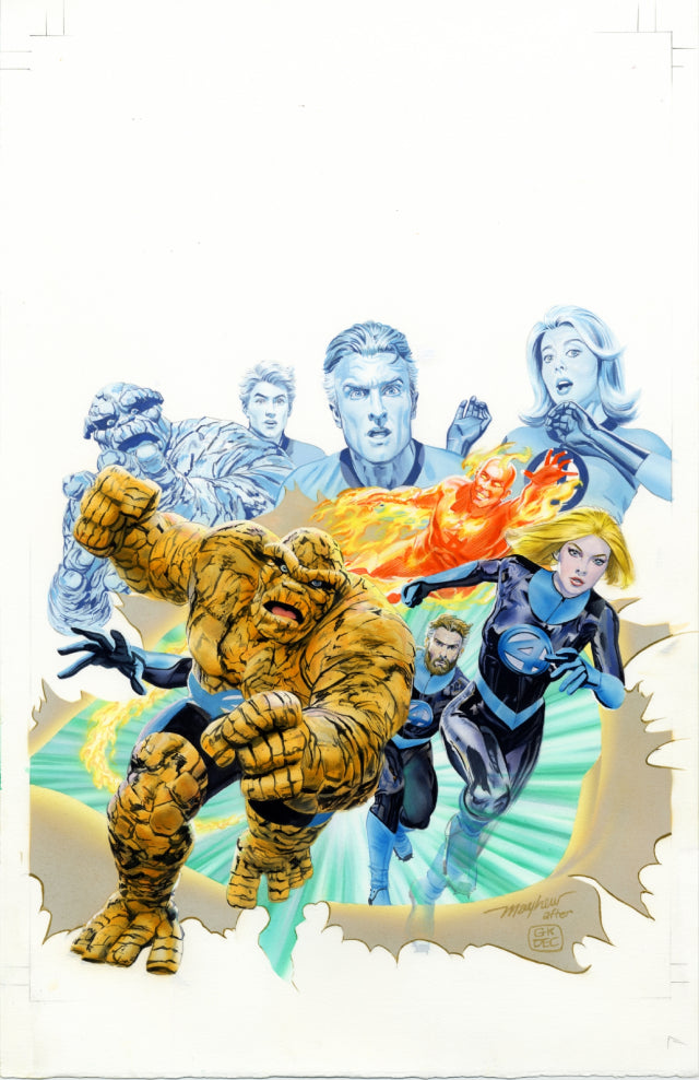 Fantastic Four #1 Gotham Central Exclusive Mike Mayhew Virgin Variant
