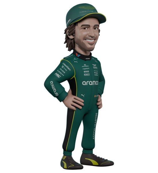Minix Aramco Formula One: Fernando Alonso (Aston Martin) Collectible Figurine