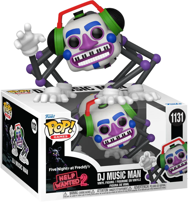 Pop Premium Fnaf Help Wanted 2 Dj Music Man Figure