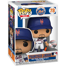 Pop! MLB: New York Mets Francisco Lindor (Home) Vinyl Figure