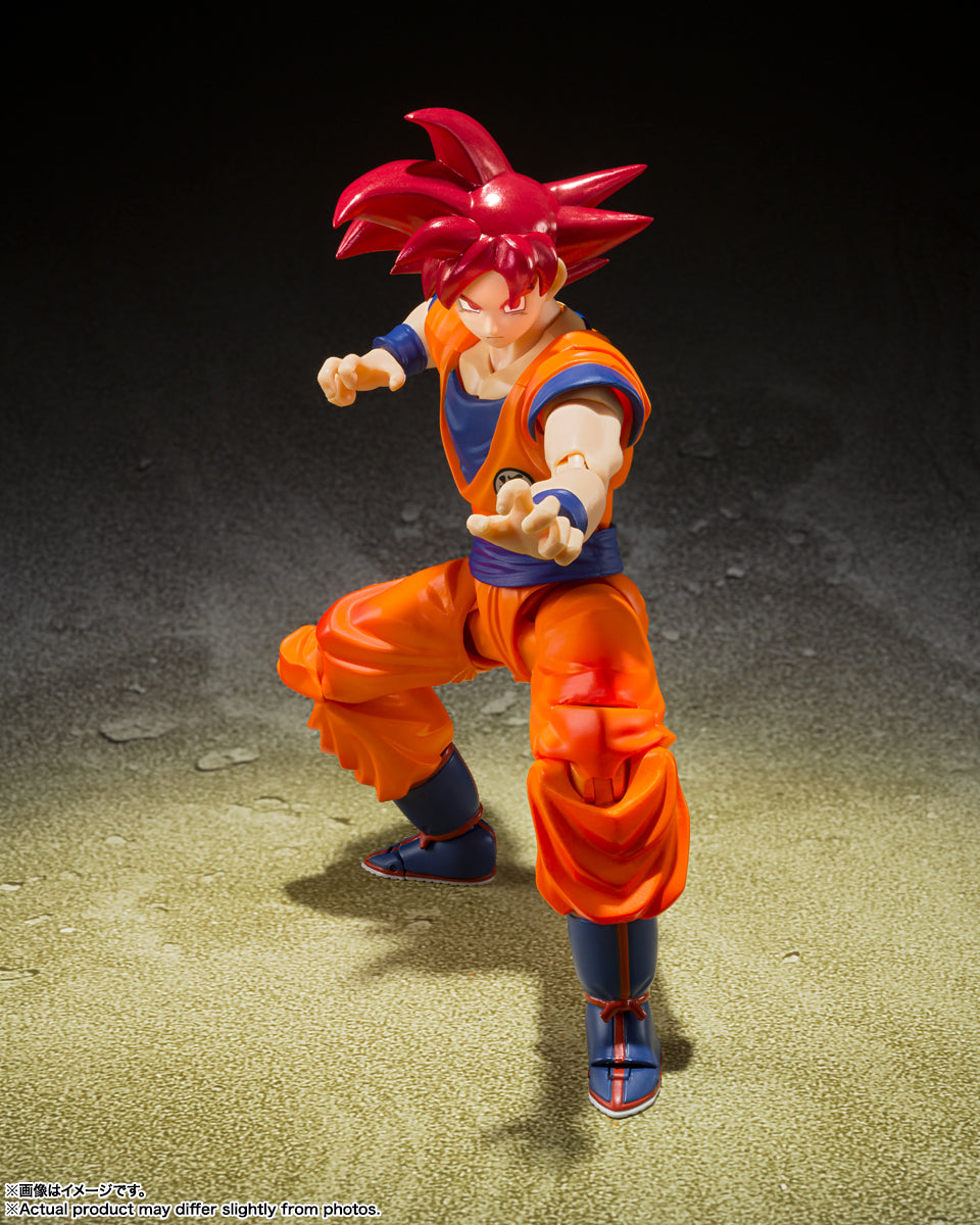 S.H.Figuarts Dragon Ball Super: Super Saiyan God Son Goku - Saiyan God of Virtue - Action Figure