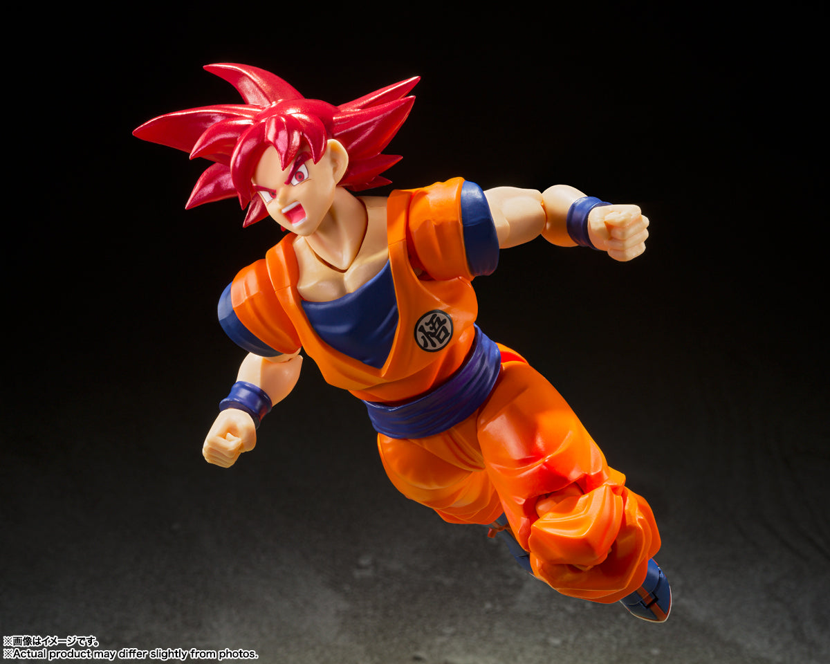 S.H.Figuarts Dragon Ball Super: Super Saiyan God Son Goku - Saiyan God of Virtue - Action Figure