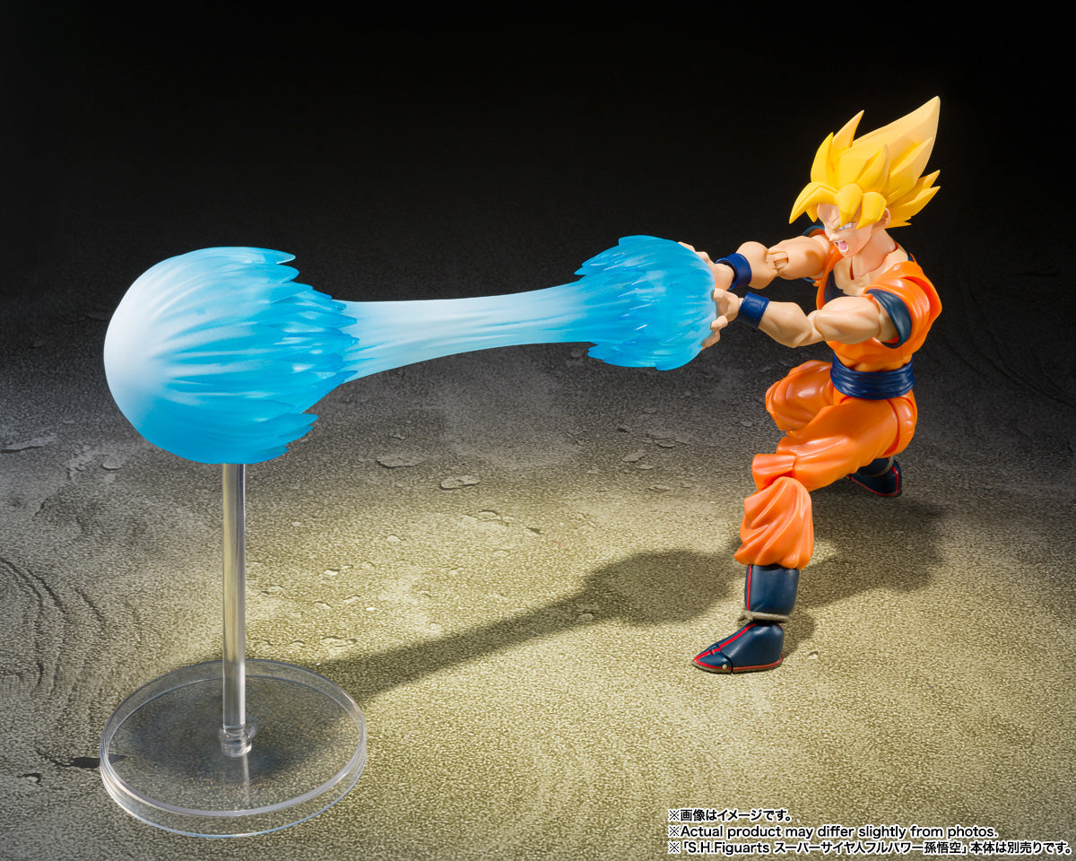S.H.Figuarts Dragon Ball Z: Super Saiyan Son Goku's Effect Parts Set - Teleport Kamehameha - Action Figure