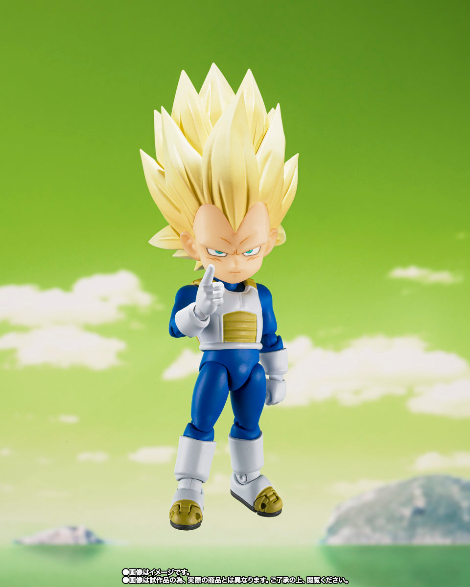 S.H.Figuarts Dragon Ball DAIMA: Super Saiyan 3 Vegeta (Mini) - DAIMA - (Premium Bandai Exclusive) Action Figure