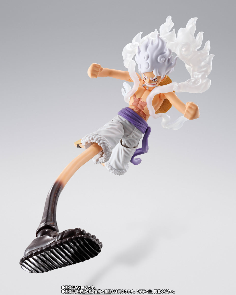 S.H.Figuarts One Piece: Monkey D. Luffy - Gear5 Future Island Egghead - (Premium Bandai Exclusive) Action Figure