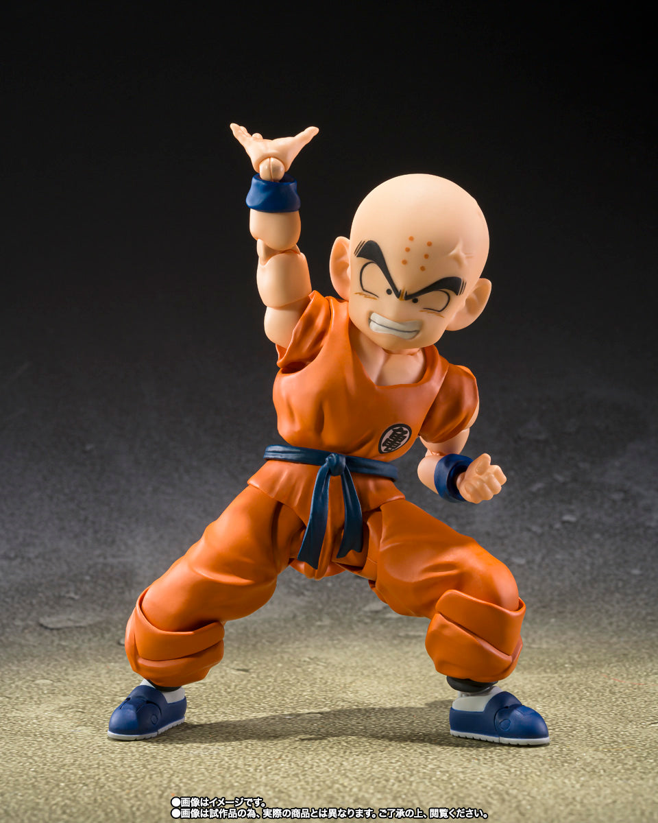 S.H.Figuarts Dragon Ball Z: Krillin - Son Goku's Old Friend - (Premium Bandai Exclusive) Action Figure