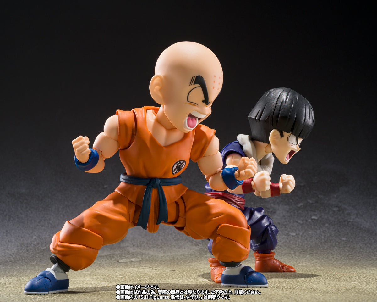 S.H.Figuarts Dragon Ball Z: Krillin - Son Goku's Old Friend - (Premium Bandai Exclusive) Action Figure